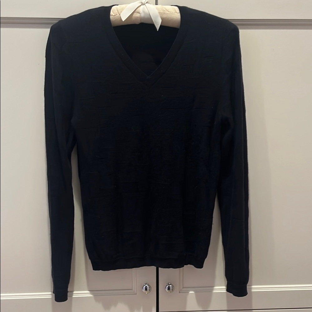 Jil sander navy Women’s dark navy V-Neck Sweater